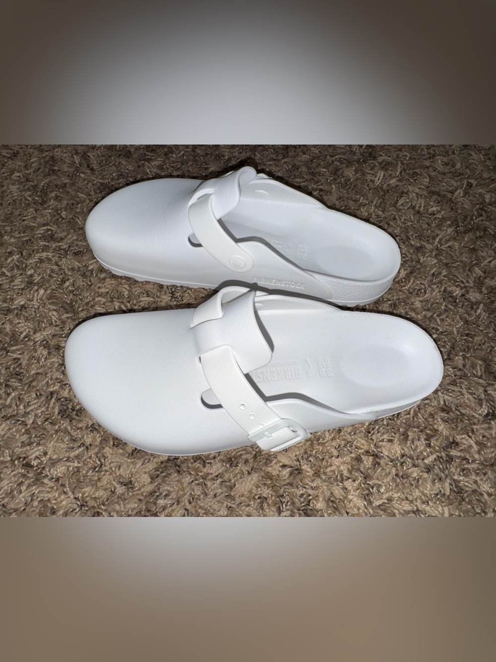 Birkenstock Women's White Lightweight Clog Sandals